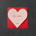 Etc. Letterpress - Be Mine Card
