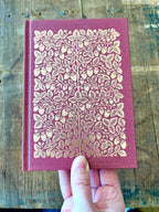 Katharine Watson - Foil Stamped Linen Journal, Blank Burgundy