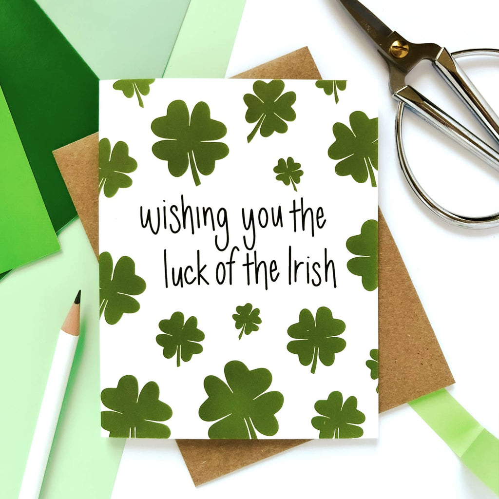 Morgan Swank Studio - Irish Luck St. Patty's Day Card
