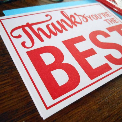 a. favorite design - Thanks You're The Best Sign