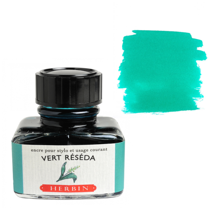 Herbin Fountain Pen Ink 30ml Bottle, Cacao du Bresil (Brazilian Cocoa)