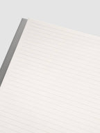 Cloth & Paper - Perfect Bound Notebook | A5: Lined | Ash