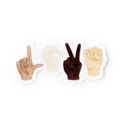 Amy Zhang - Love Your Neighbor — Diversity Sign Language Sticker