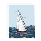 Ramus & Co. - Happy Birthday Sailboat Greeting Card