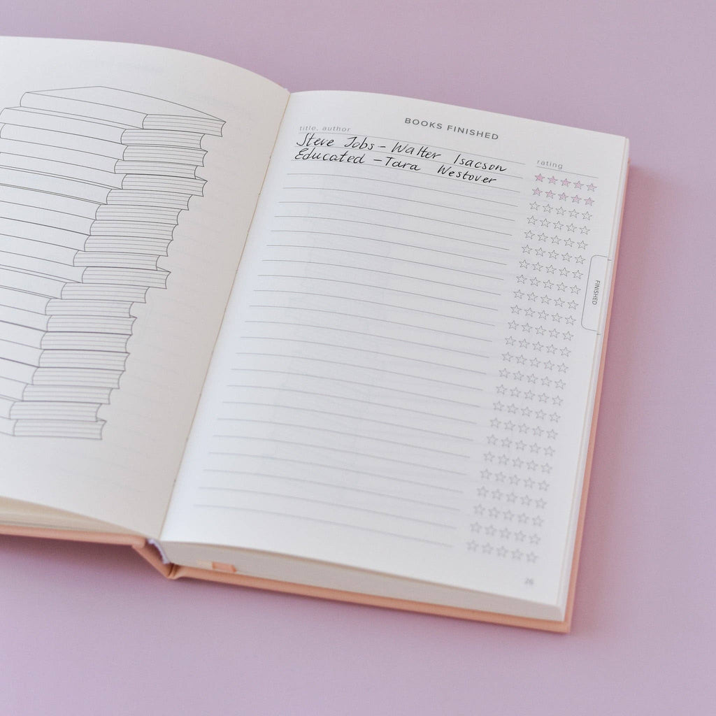 Kunitsa Co - Reading Journal (Avid Reader): Blush