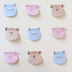 Girl of All Work - Cat Funny Faces Sticky Notes