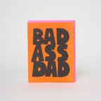 Egg Press Manufacturing - Bad Ass Dad Letterpress Card
