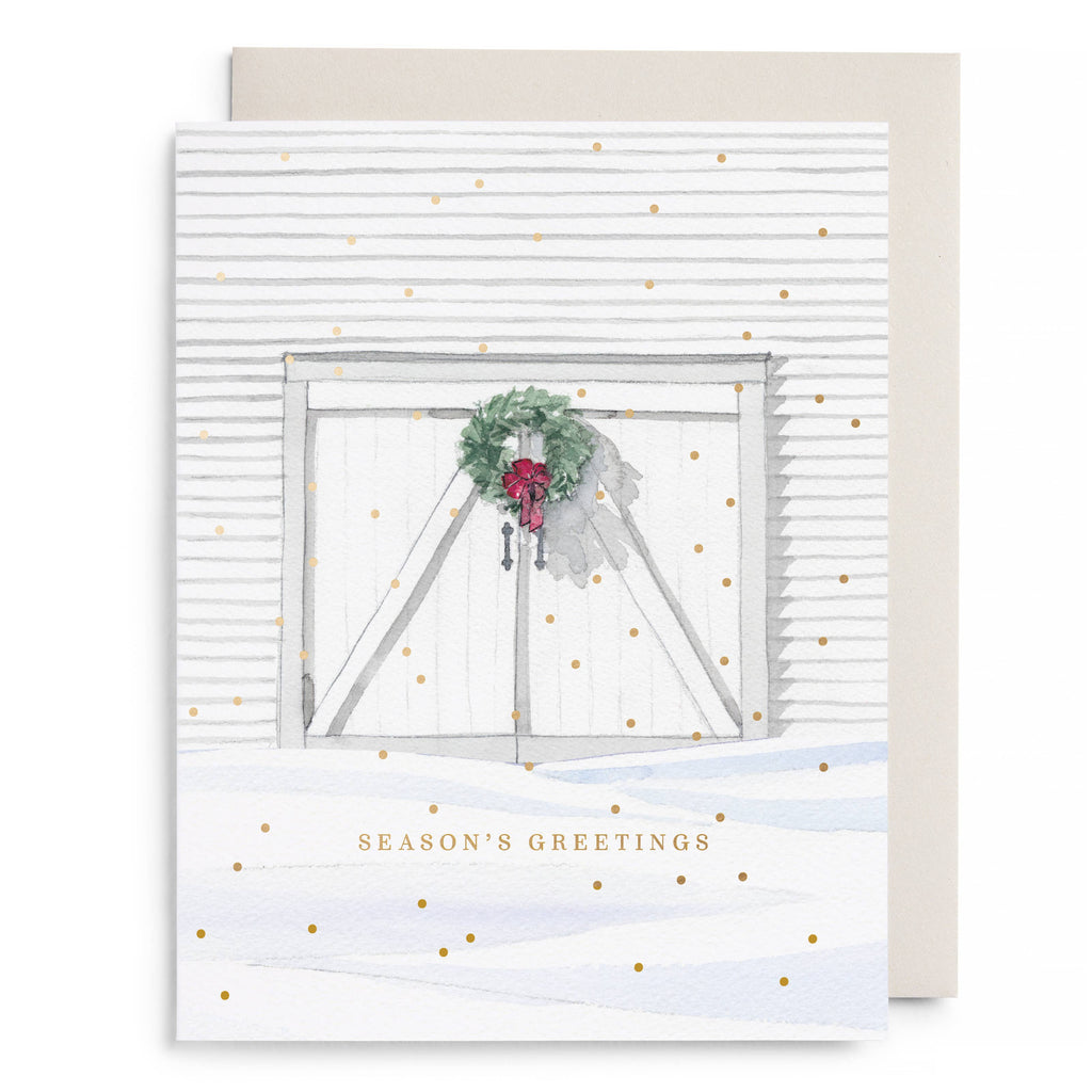 E. Frances Paper - Holiday Barn Christmas Boxed Card Set, Set of 6