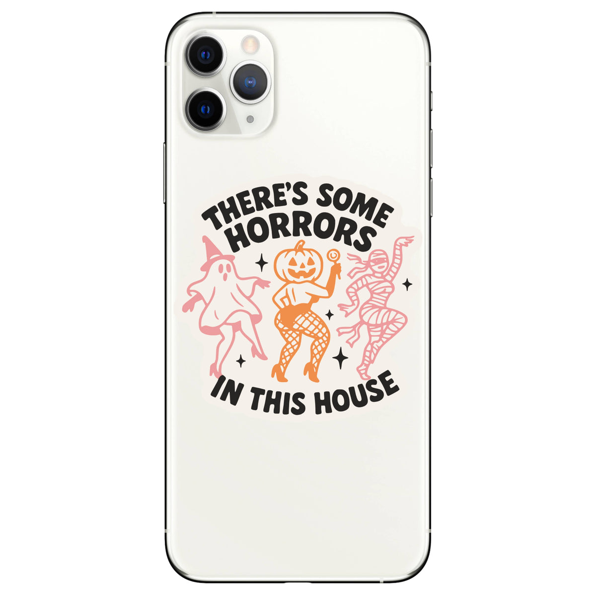 Juju and Moxie - Funny Horror House Halloween High Quality Vinyl Sticker