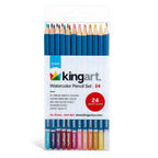 KINGART - Watercolor Pencils Set - 24 Colors: 24