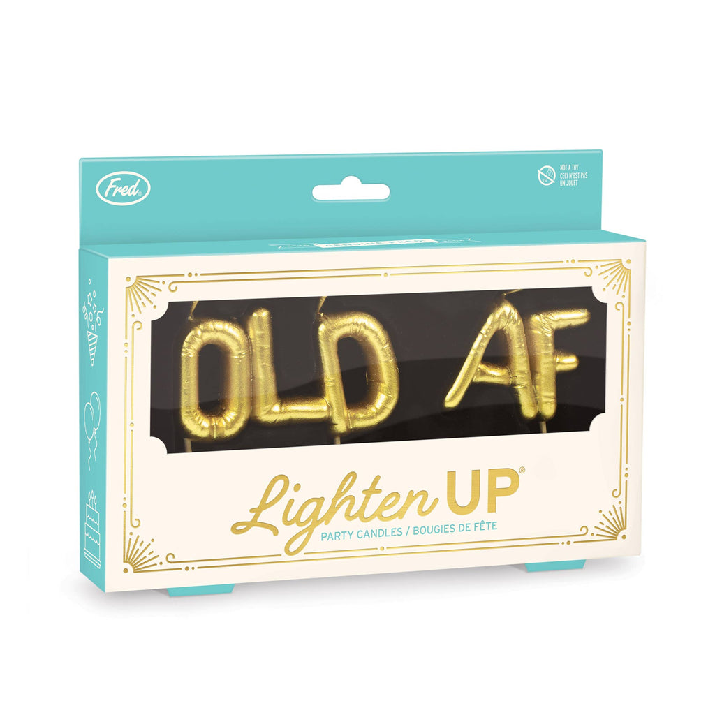 Fred & Friends - LIGHTEN UP Party Candles - Old AF