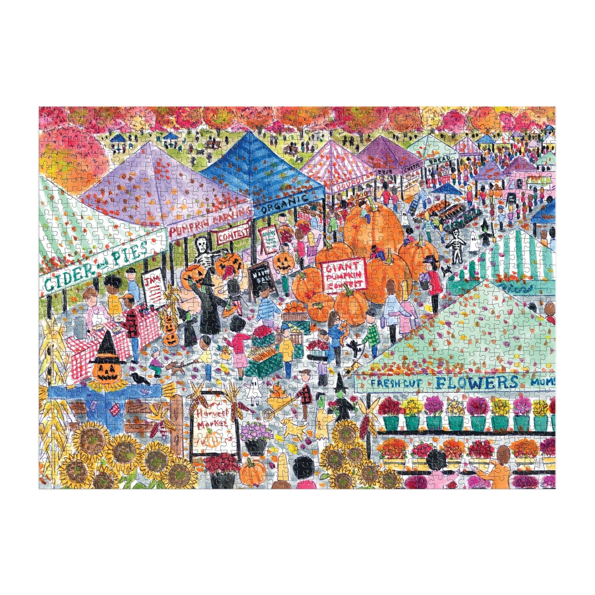 Chronicle Books - Michael Storrings Harvest Market 1000 Piece Puzzle