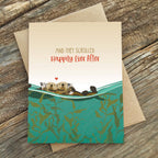Modern Printed Matter - Scrolled Ever After Wedding Card