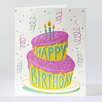Elum Designs - Birthday Celebration Cake Greeting Card