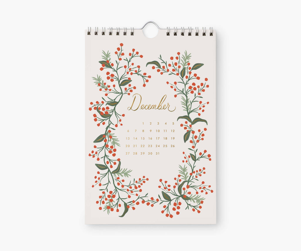 Rifle Paper Co. - 2026 Strawberry Fields Kitchen Calendar (6x9)
