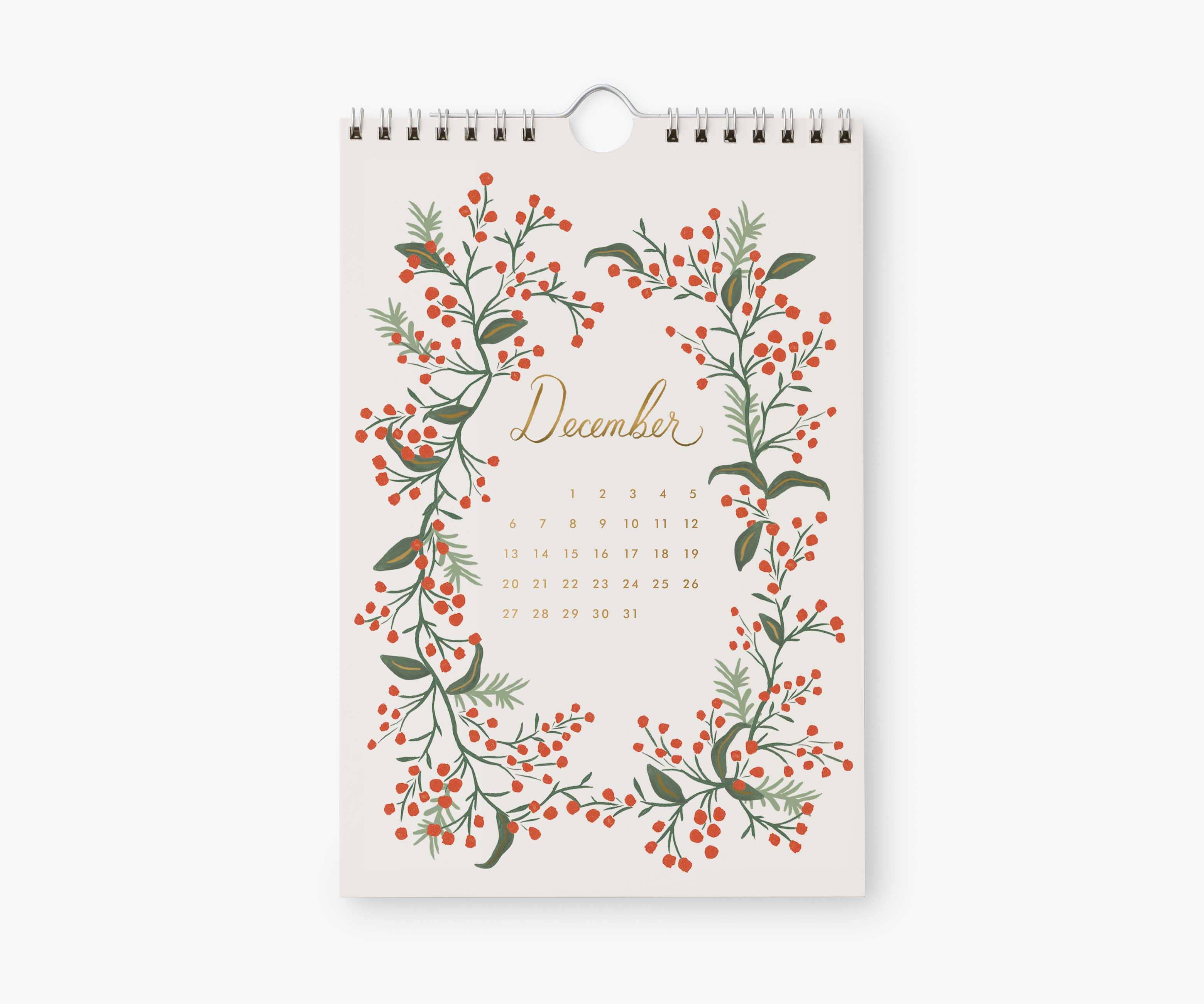 Rifle Paper Co. - 2026 Strawberry Fields Kitchen Calendar (6x9)
