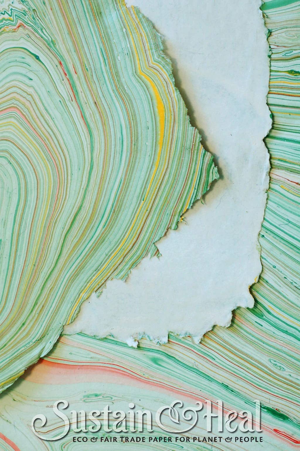 Sustain & Heal - Green and Red Marble Sheet #137: