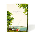 Felix Doolittle - Gone Fishing Birthday - Birthday Greeting Card