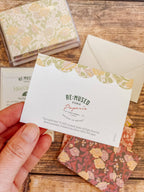 re:mused studio - The English Rose Folded Mini Card Set of 8