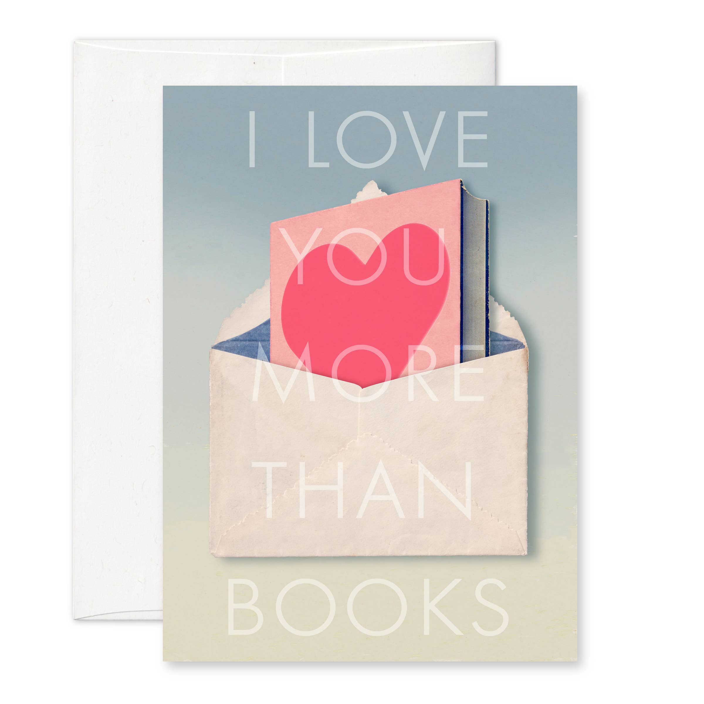Pictrix Design - "I love you more than books" A6 card