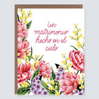 Morgan Swank Studio - Hecho En El Cielo Wedding | Spanish Love Card