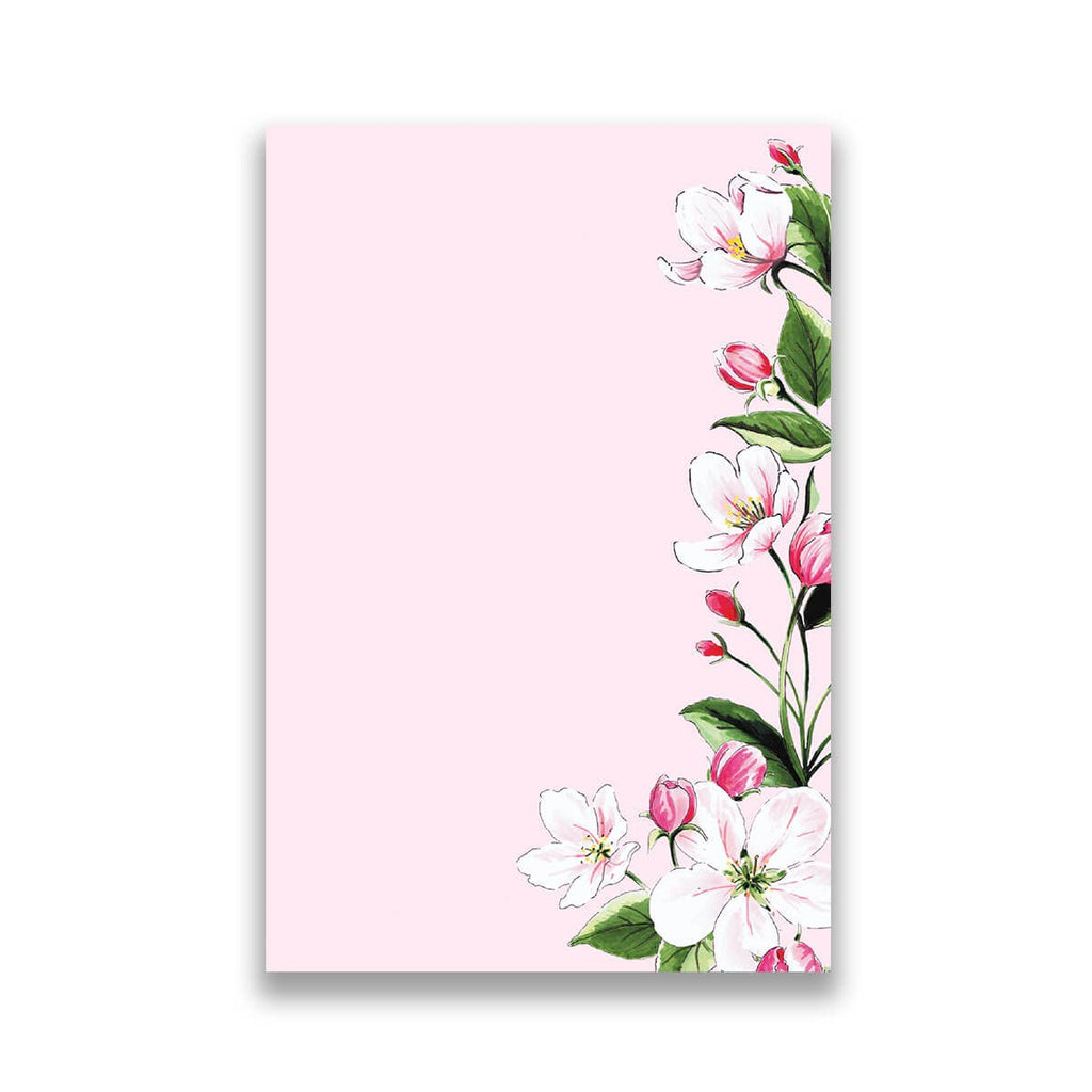 Morgan Swank Studio - Apple Blossom Floral Notepad