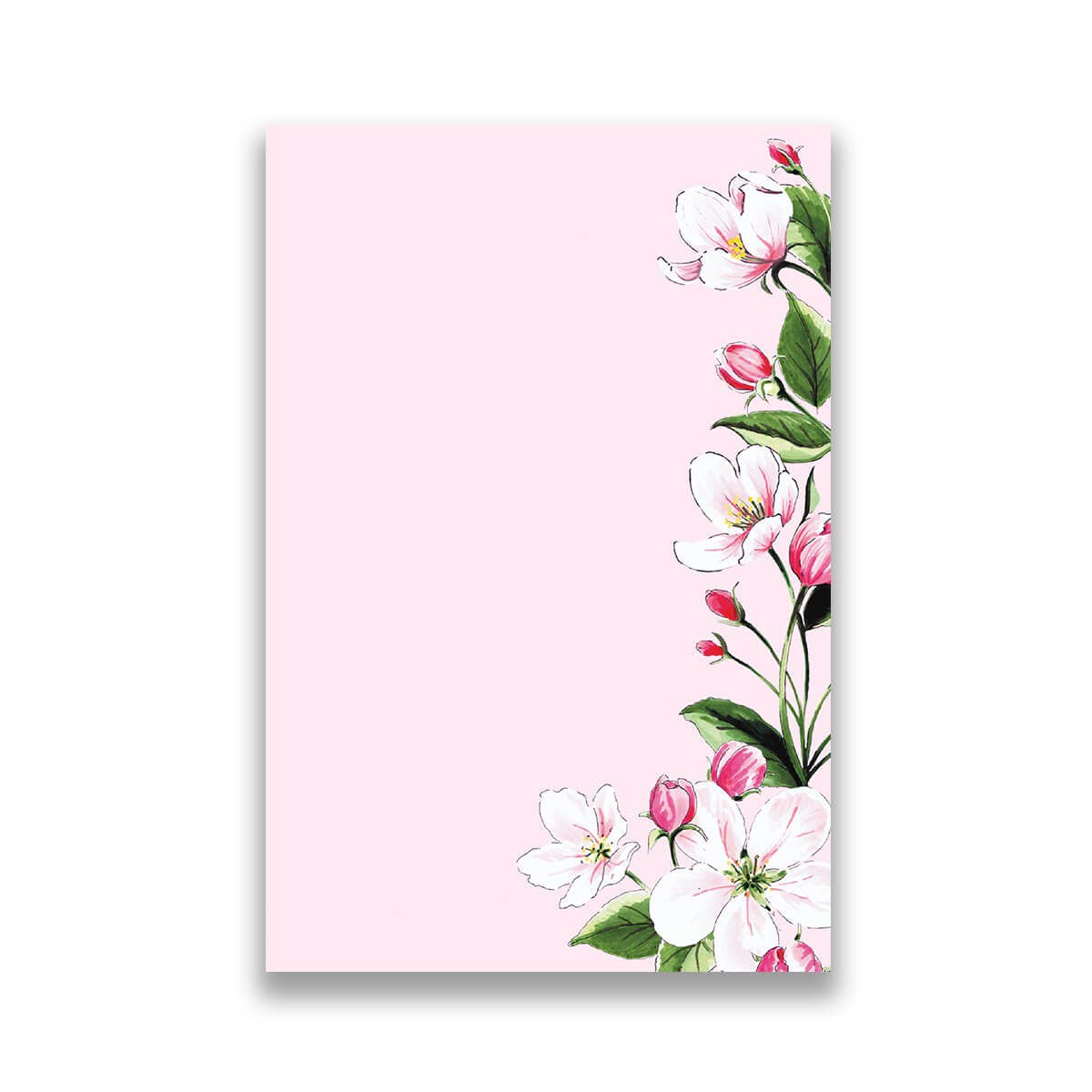 Morgan Swank Studio - Apple Blossom Floral Notepad