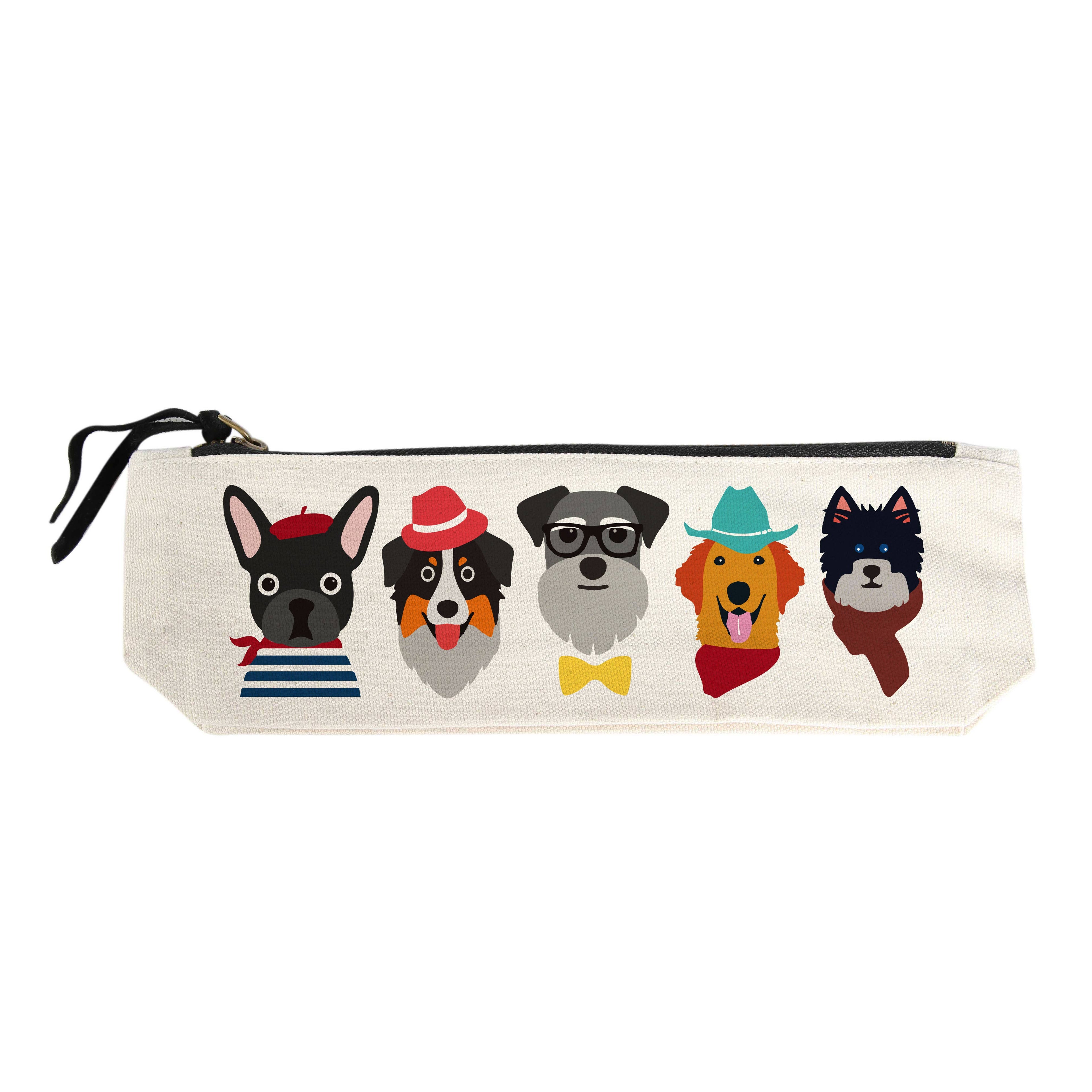 Potluck Press - Dog Characters Pencil Pouch
