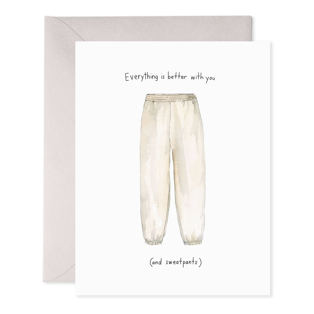 E. Frances Paper - Sweatpant Love Greeting Card
