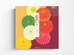 Midori - Letter Pad 183 Silk-Printing Pompon Chrysanthemum