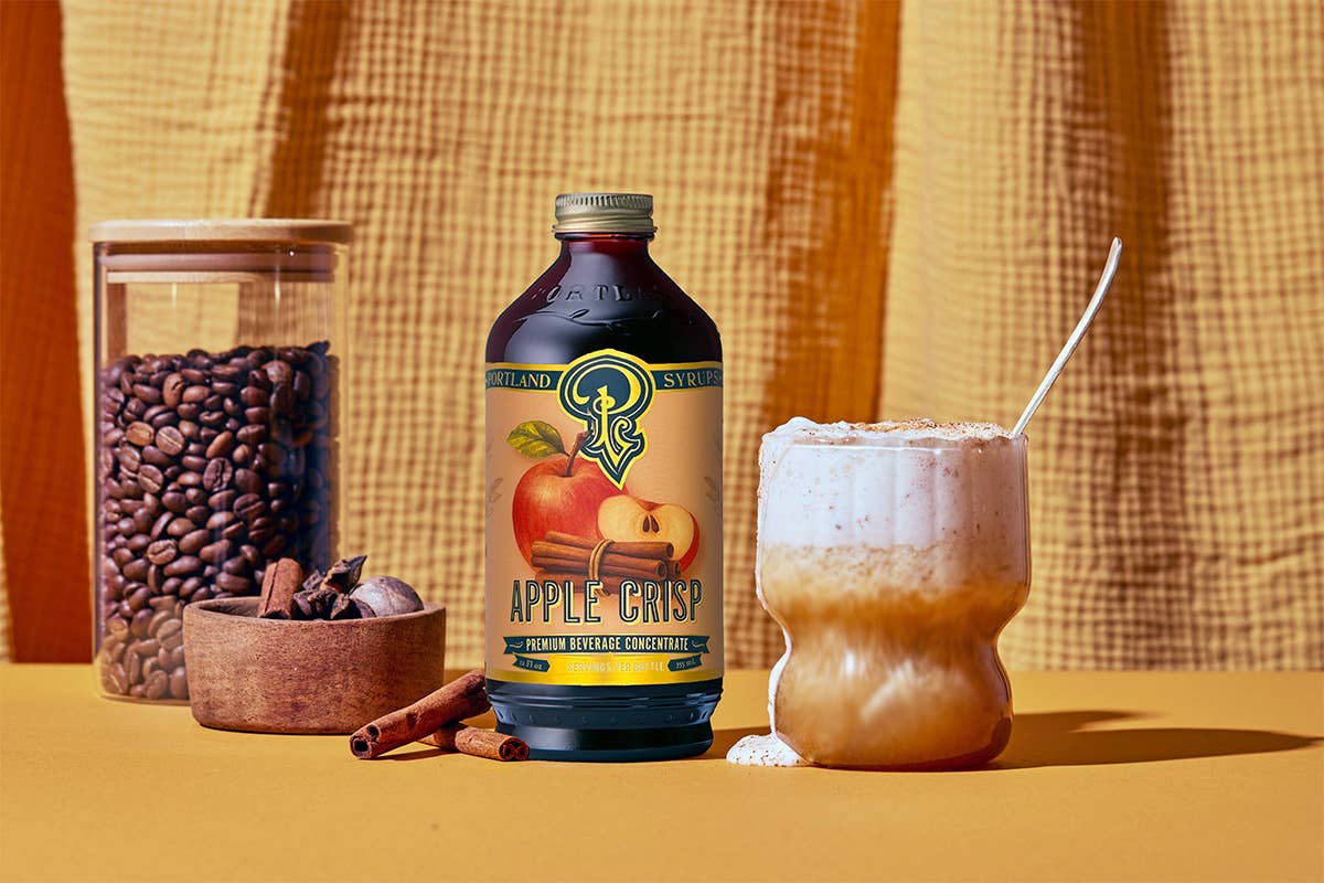 Portland Syrups - Apple Crisp Syrup 12oz - cocktail / mocktail / coffee drinks