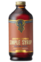 Portland Syrups - Brown Sugar Simple Syrup 12 oz - Mixed Drinks & Coffee Syrup