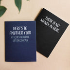 Modern Wit - Birthday Card • Here's to Another Year of Questionable Decisions