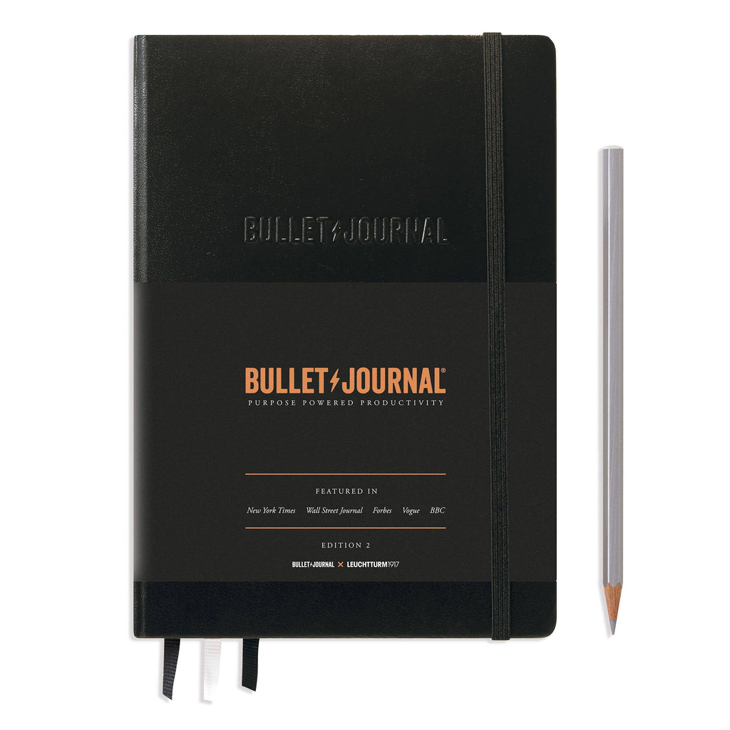In order to better organize his own life, New York designer Ryder Carroll initially developed a method that would easily adapt to his personal needs. A ground-breaking idea, which can be easily applied and has therefore been adopted by people around the world. Generated in an intensive exchange with the international BuJo community, LEUCHTTURM1917 has designed new features and extras that make self-organisation even more individual and creative. The result of this cooperation is the new Bullet Journal®
