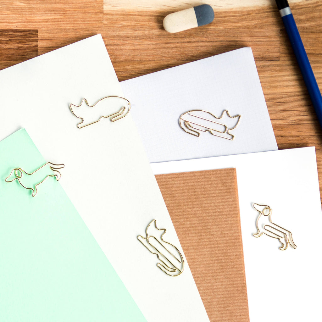 SK -  Dog Paper Clips