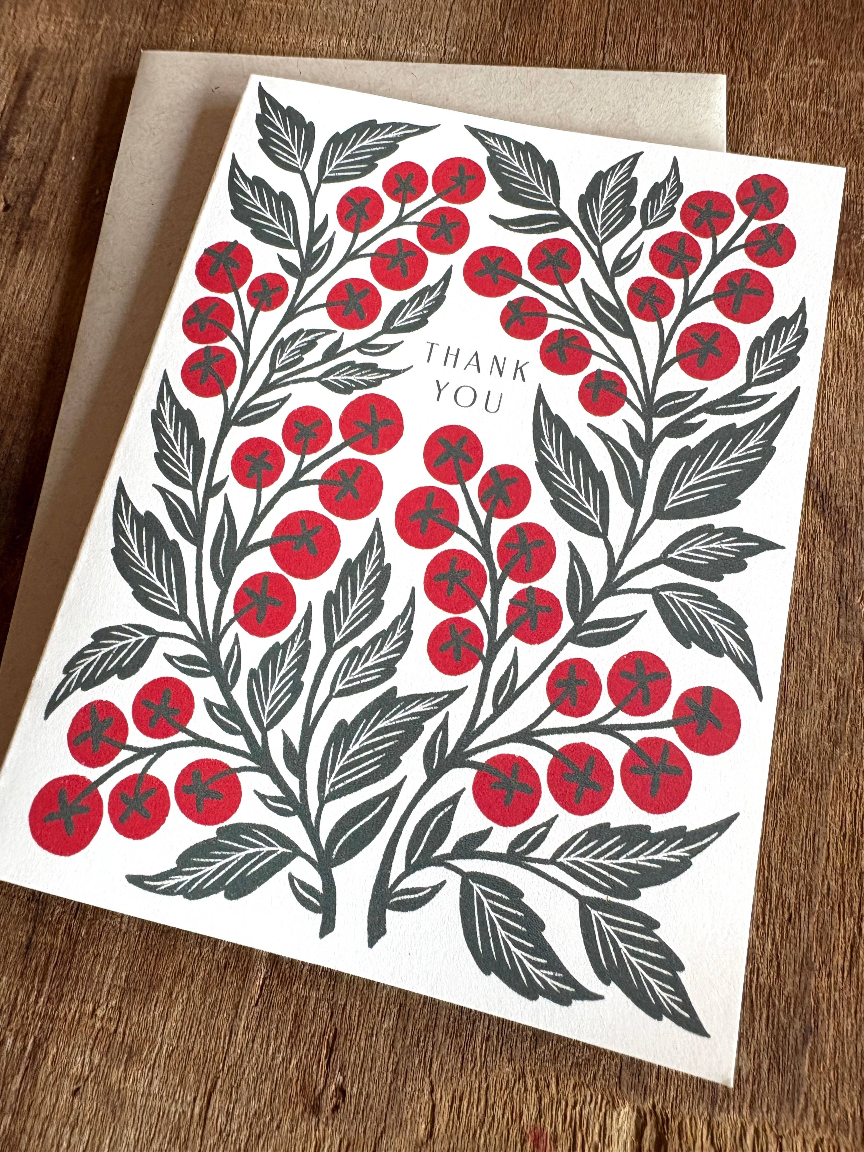 Katharine Watson - "Thank You," Greeting Card