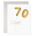 E. Frances Paper - Helium 70 | 70th Birthday Greeting Card