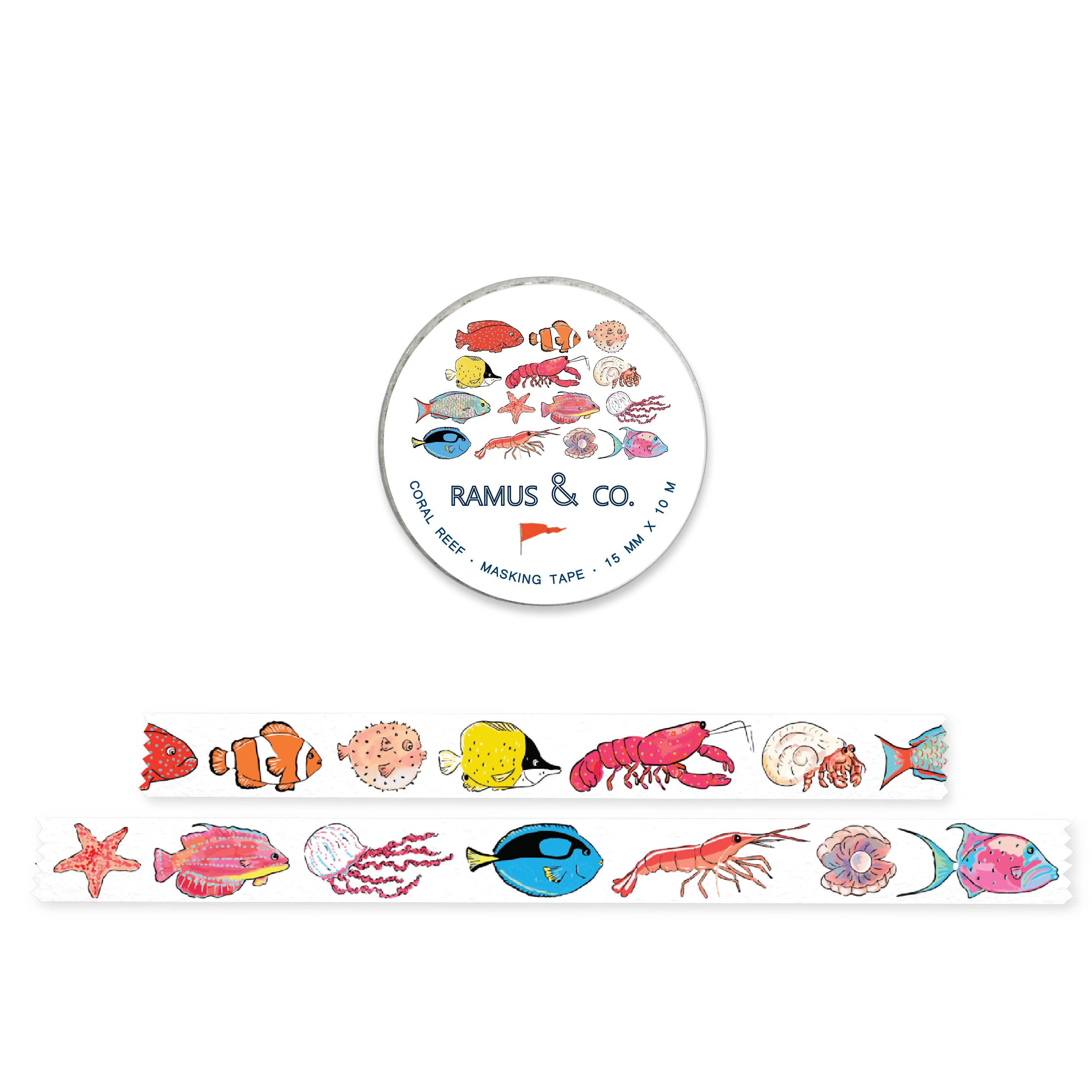 Ramus & Co. - Coral Reef Masking Tape