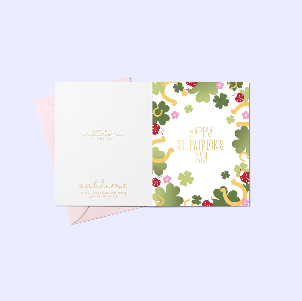 Sublime & Co. - Happy St. Patrick's Day Card With Clovers