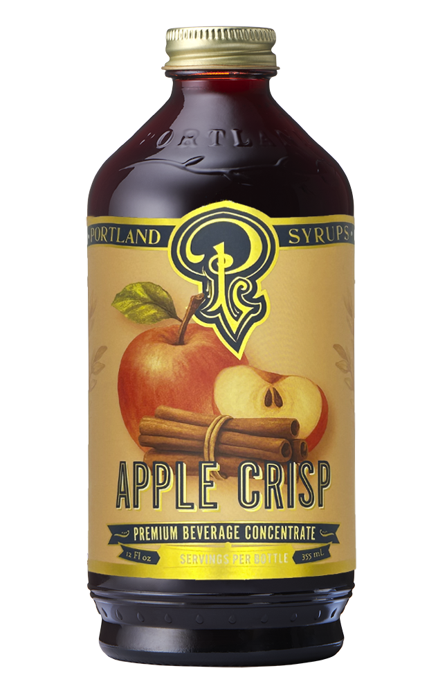 Portland Syrups - Apple Crisp Syrup 12oz - cocktail / mocktail / coffee drinks