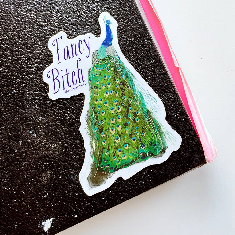 Steel Petal Press - Fancy Bitch Die-Cut Sticker