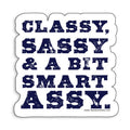 Tiramisu Paperie - Classy Sassy 3" Vinyl Sticker
