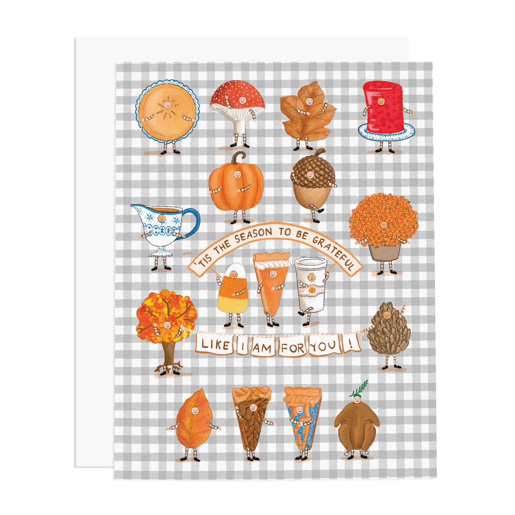 Ramus & Co - thanksgiving people Greeting Card