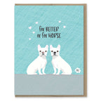 Modern Printed Matter - Better Or For Worse Wedding Card