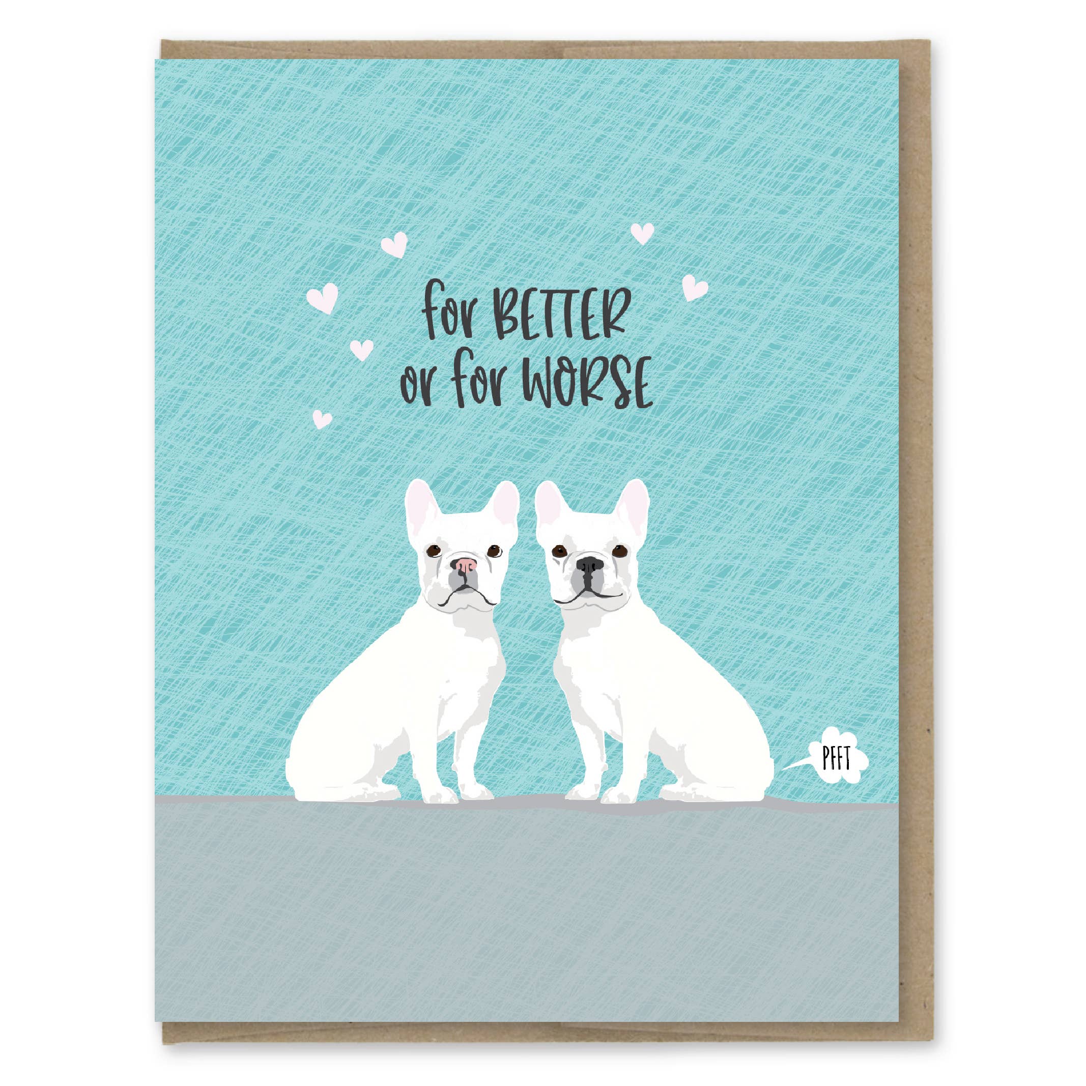 Modern Printed Matter - Better Or For Worse Wedding Card