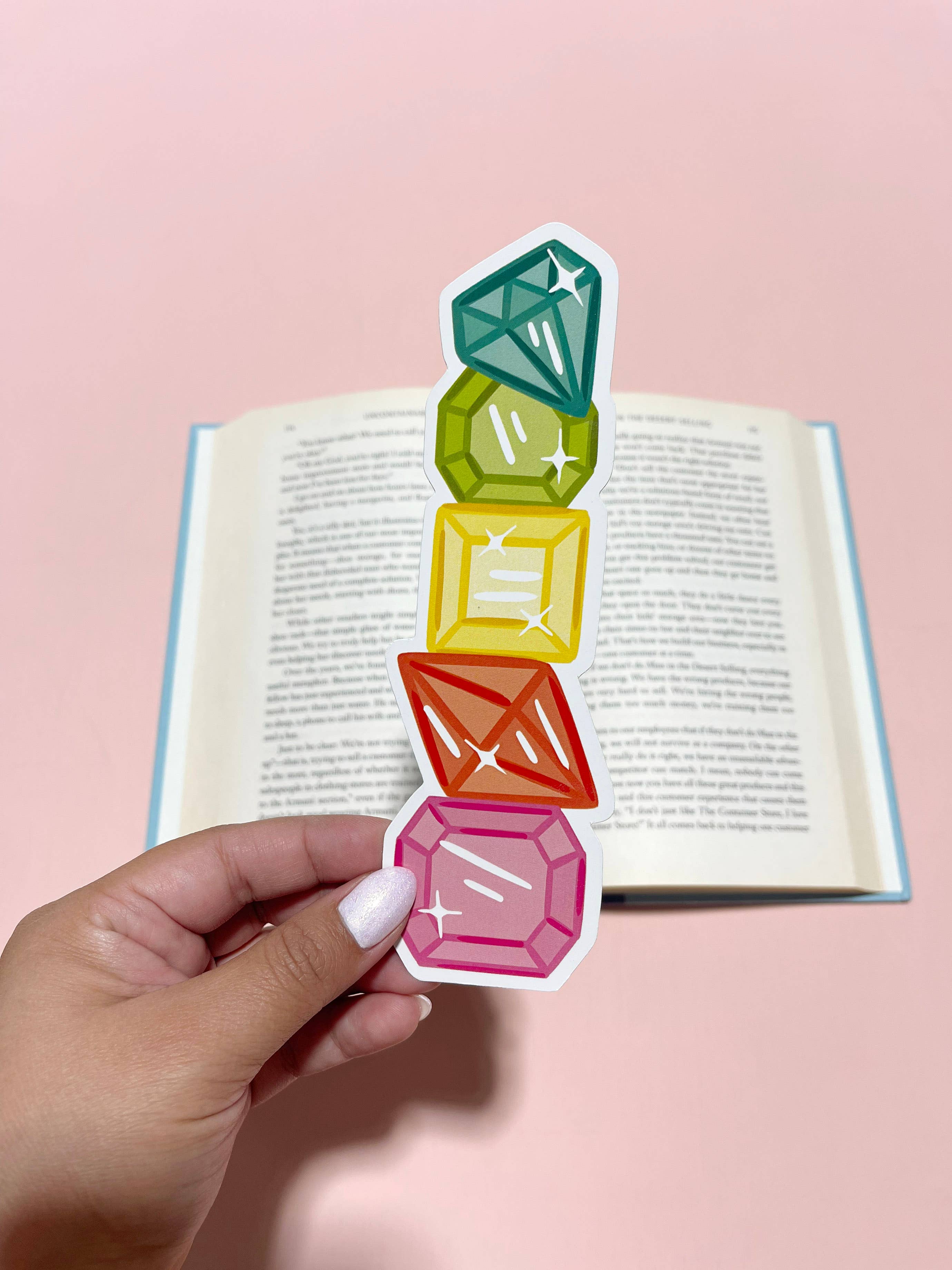 Bloomwolf Studio - Gems Die Cut Bookmark