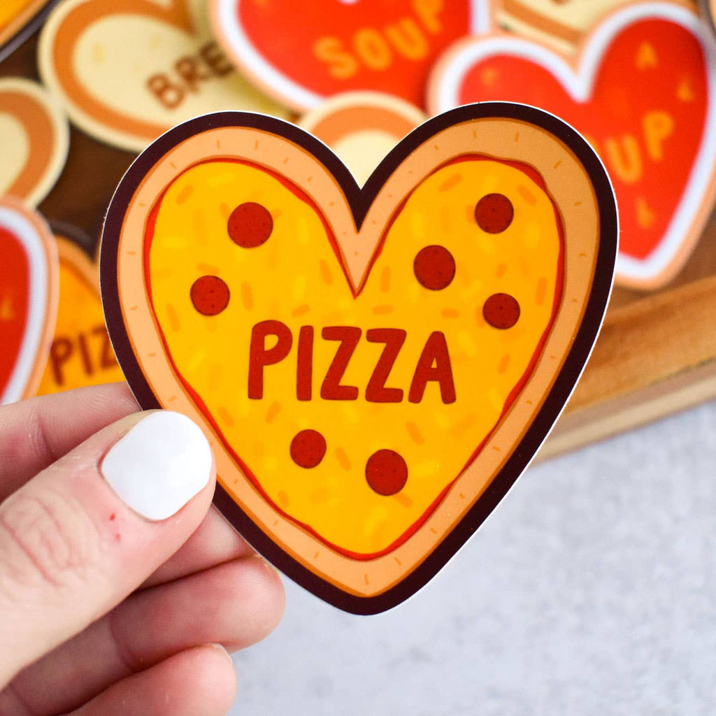 Kyn You Believe It - Pizza Heart Vinyl Sticker