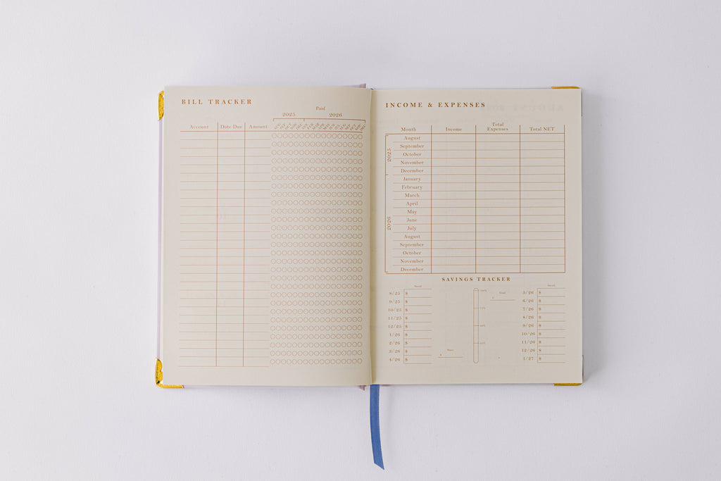 Good Juju Ink - 2026 Vines and Butterflies 17-Month Medium Bound Planner