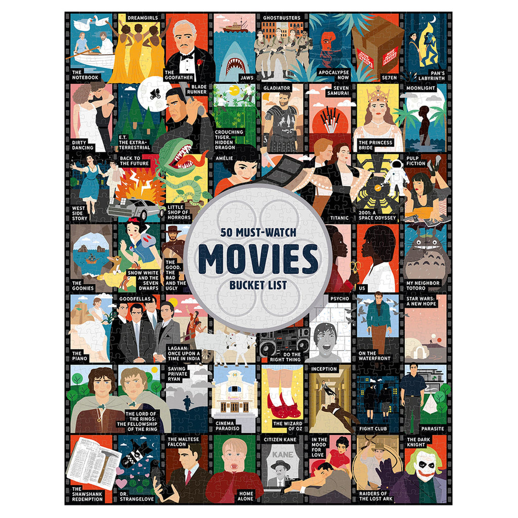 Ridley, Bucket List Movies - 1000 Piece Jigsaw Puzzle