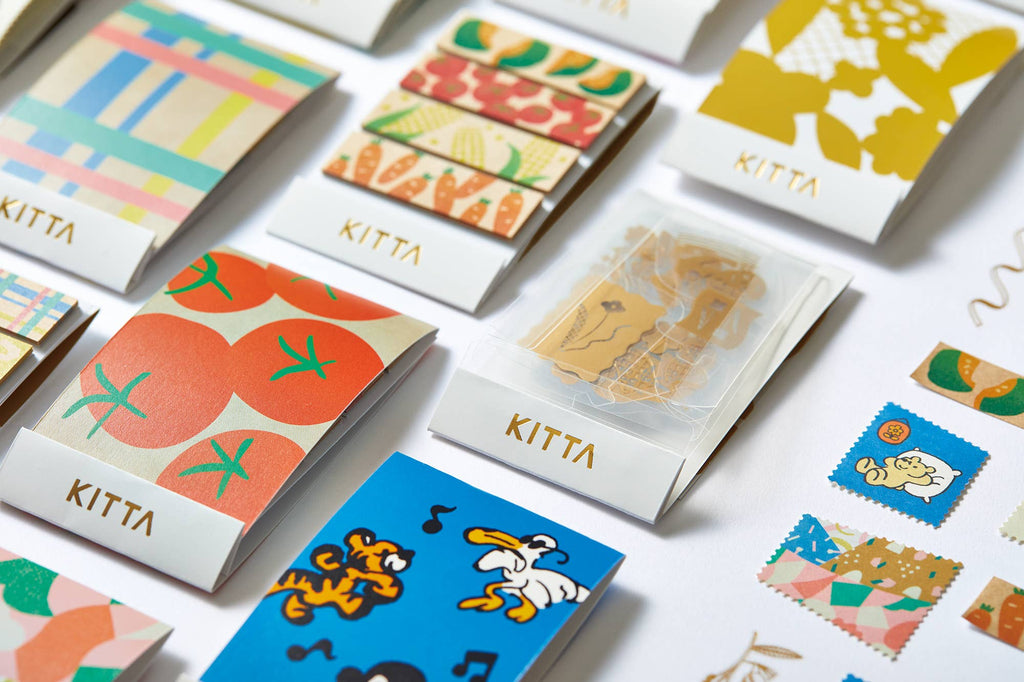 HITOTOKI by KING JIM - KITTA Portable Washi Decorative Tape: -Craft- Vegetables